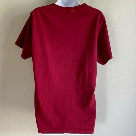 Harvard University Cotton Crimson Tee Shirt Medium - Picture 5 of 6